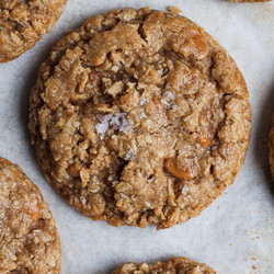 Gluten Free Salted Oatmeal Cookies
