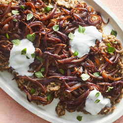 Instant-pot Mujadara