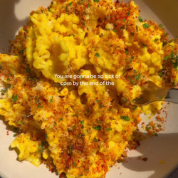 Saffron Corn Pasta