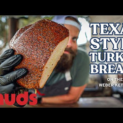 Smoked Turkey Breast On Weber Kettle
