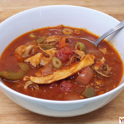 Spanish Chicken And Chorizo Stew