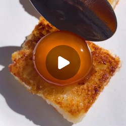 Tamari Cured &amp; Confit Yolks Over Crispy Rice