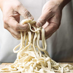 Homemade Udon Noodles