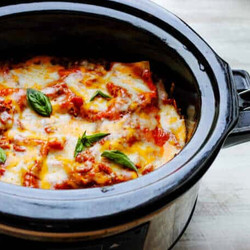 Slow Cooker Eggplant Lasagna