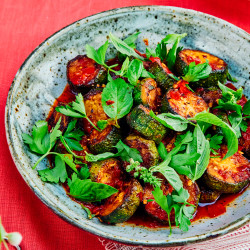 Sweet And Spicy Zucchini
