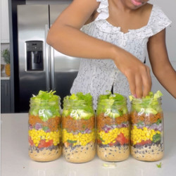 Taco Salad in a Jar