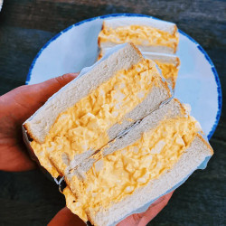 Japanese Egg Sandwich - Tamago Sando