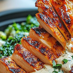 Chicken &amp; Rice Bowls With Creamy Garlic Sauce