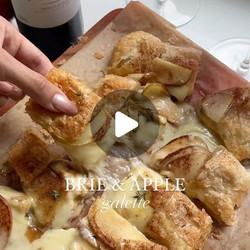Brie &amp; Apple Galette
