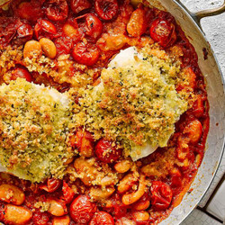 Baked Cod And Butter Beans