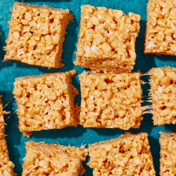 Peanut Butter Rice Krispie Treats With Brown Butter