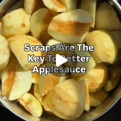Applesauce With Apple Peel Syrup