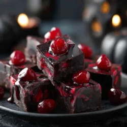 Halloween Dracula’s Dark Cherry Fudge