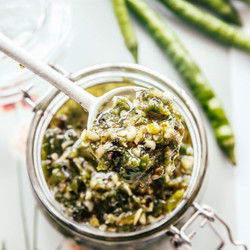 Roasted Green Paper Sauce
