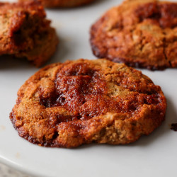 Vegan Gochujang Caramel Cookies Gluten-free