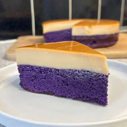 Ube Leche Flan Cake
