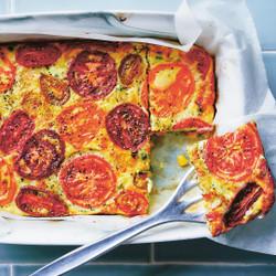 Alice's Courgette And Sweetcorn Slice