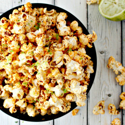 Chili And Lime Popcorn (popped In Coconut Oil)