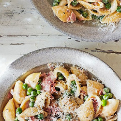 Pea &amp; Ham Pasta