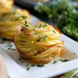 Asiago Potato Stacks