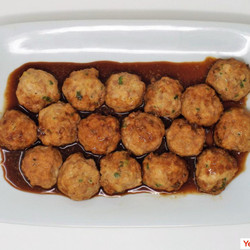 Baked Tsukune (japanese Chicken Meatballs)