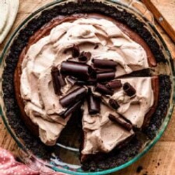 Mocha Chocolate Pudding Pie