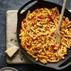 Gemelli With Anchovies, Tomatoes And Mascarpone