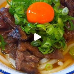 Garlic Beef Udon Soup Noodle
