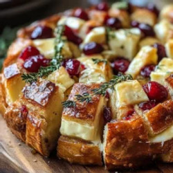Cranberry Brie Sourdough Pull-apart Bread Recipe