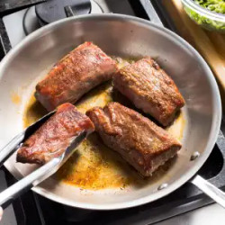 Perfect Pan-seared Pork Tenderloin Steaks