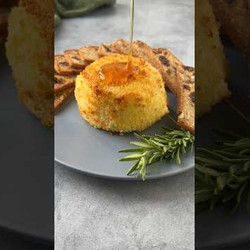 Air Fryer Cheese With Honey Drizzle