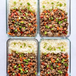 Meal Prep Ginger Ground Beef Bowls (whole30 &amp; Paleo)