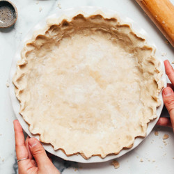 Flaky Gluten-free Pie Crust (vegan)