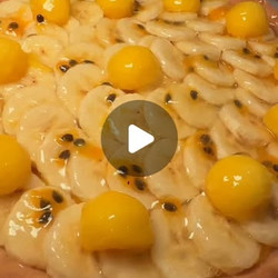 Torta Tropical – Creme De Manga, Banana E Maracujá