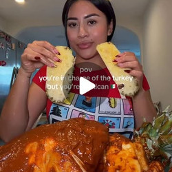Al Pastor Turkey Stuffed With Pineapple