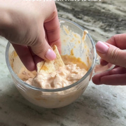 Mug Dip Tiktok - Spicy Buffalo Chicken Dip