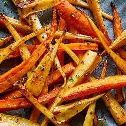 Honey-roasted Carrots &amp; Parsnips