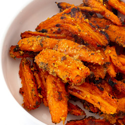 Crispy Ranch Smashed Carrots