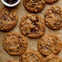 Gluten-free Brown Butter Oatmeal Chocolate Chunk Cookies