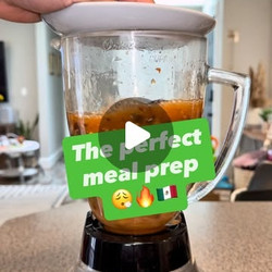 High-protein Pork With Chile Sauce, Nopales, And Beans