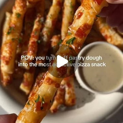 Puff Pastry Pizza Fries