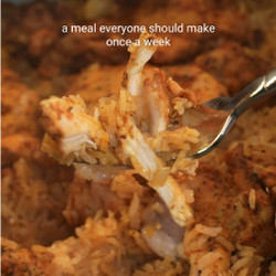 One-pan Golden Herb Chicken &amp; Rice