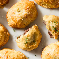 French Dip Stuffed Biscuits