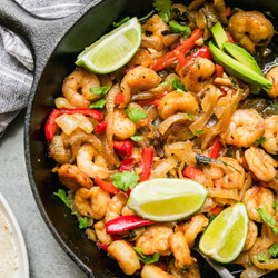 Shrimp Fajitas
