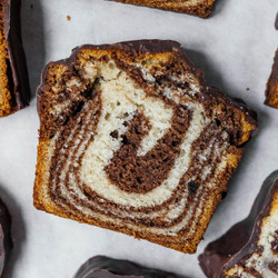 Saftiger, Veganer Marmorkuchen