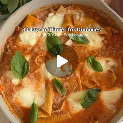 One Pan Creamy Lasagna