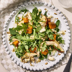 Anti-inflammatory Rotisserie Chicken &amp; Roasted Sweet Potato Salad Is A Weeknight Dinner Winner