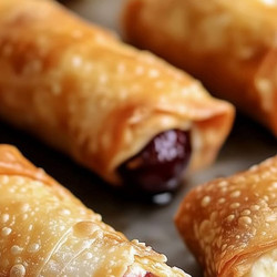 Air Fryer Cherry Cheesecake Egg Rolls