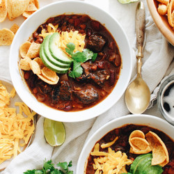 Slow Cooker Steak Chili