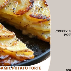 Crispy Balsamic-thyme Potato Torte
